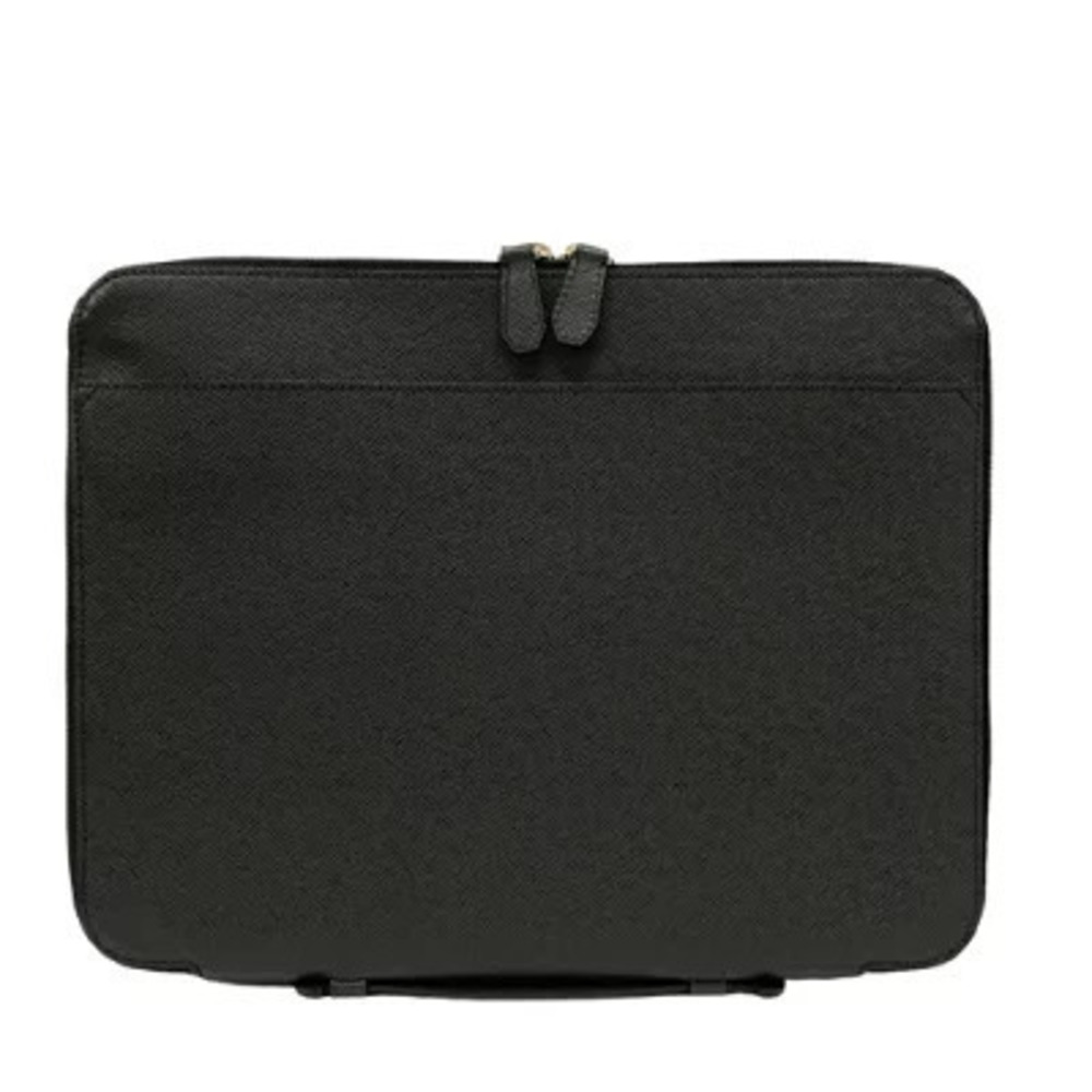 Louis Vuitton Vladimir Briefcase Business Briefcase Clutch Taiga Blanc White